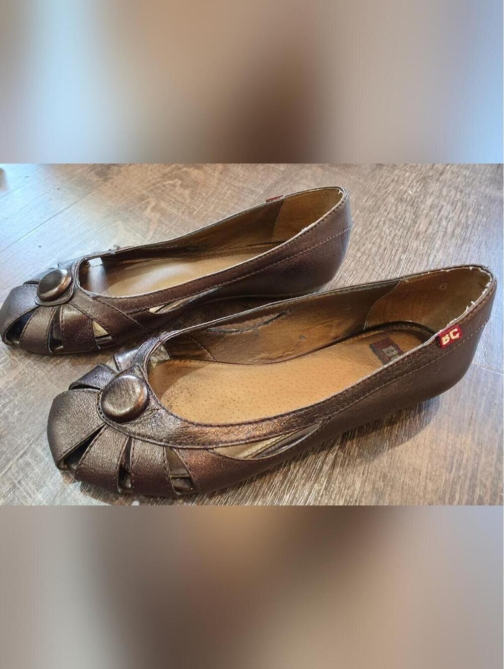 Bronze Flats BC Footwear